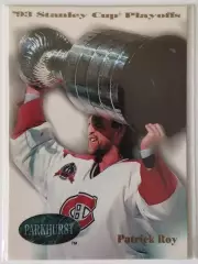 Карточка НХЛ / Patrick Roy / Canadiens / Parkhurst Stanley Cup
