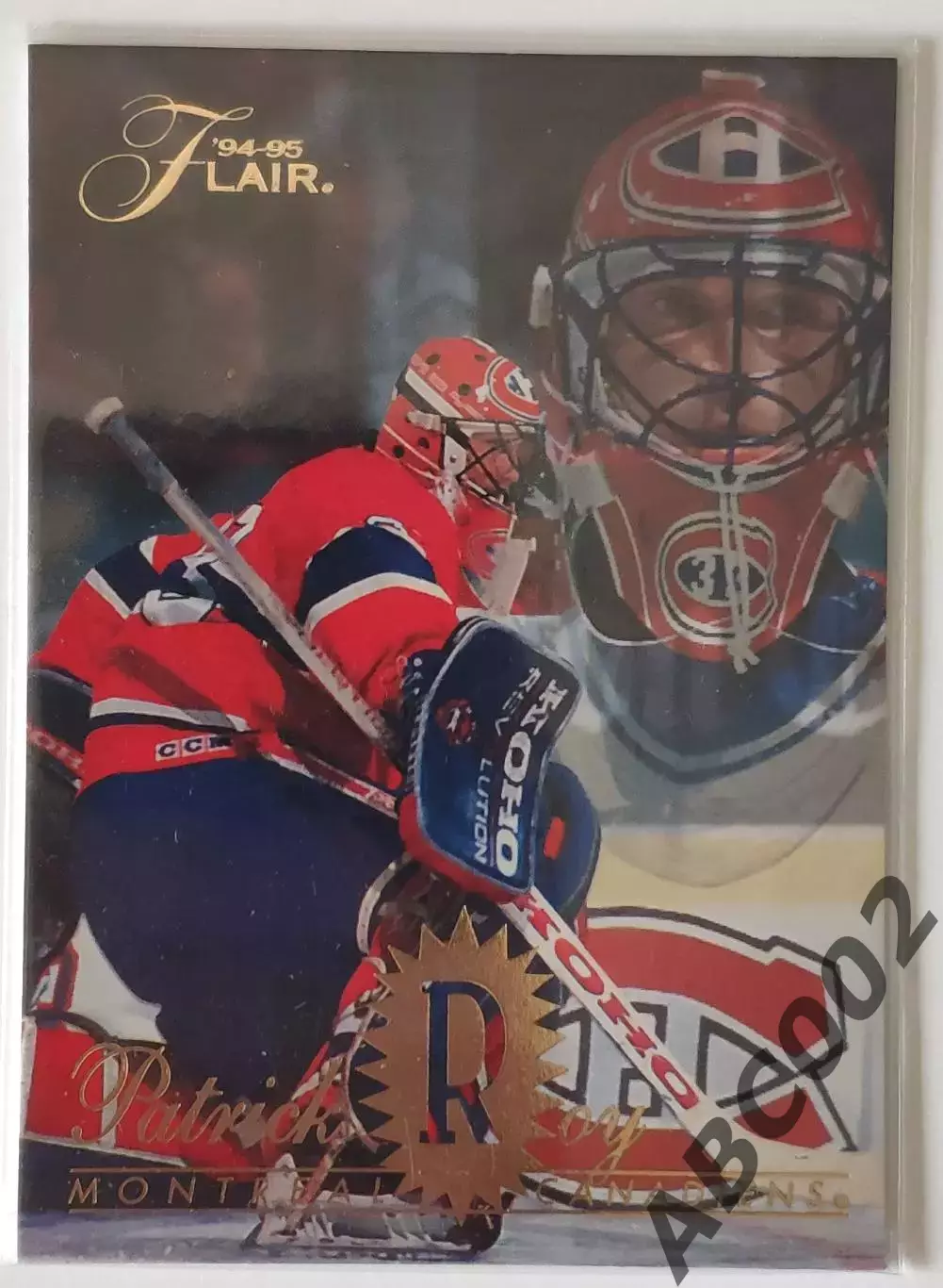 Карточка НХЛ / Patrick Roy / Canadiens / Flair