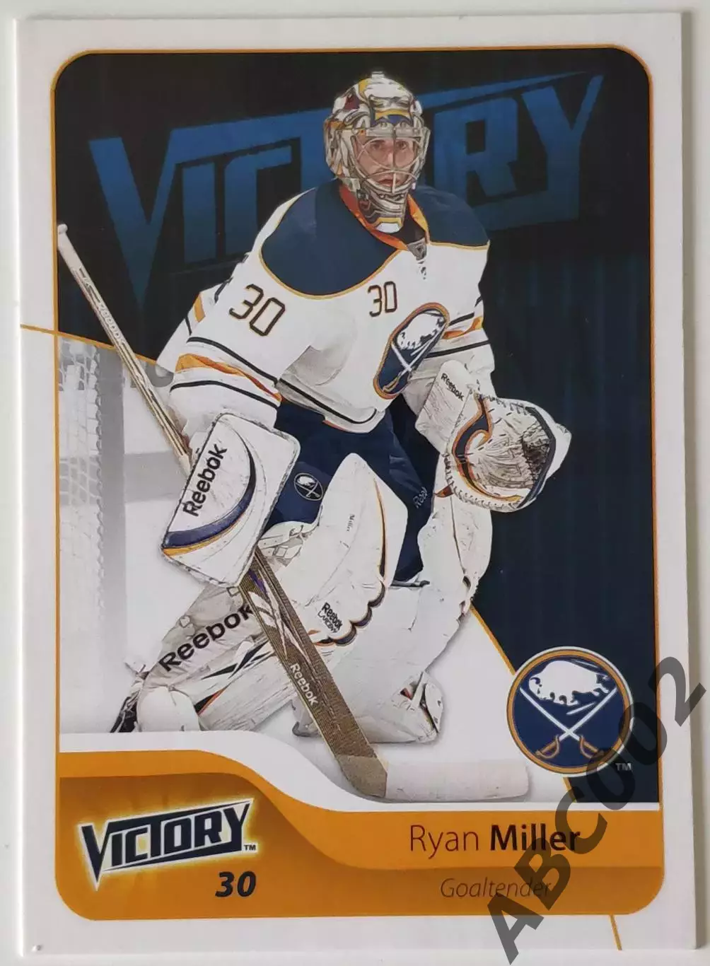 Карточка НХЛ / Ryan Miller / Sabres / 2011-12 Victory