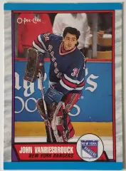 Карточка НХЛ / John Vanbiesbrouck / Rangers / O-Pee-Chee