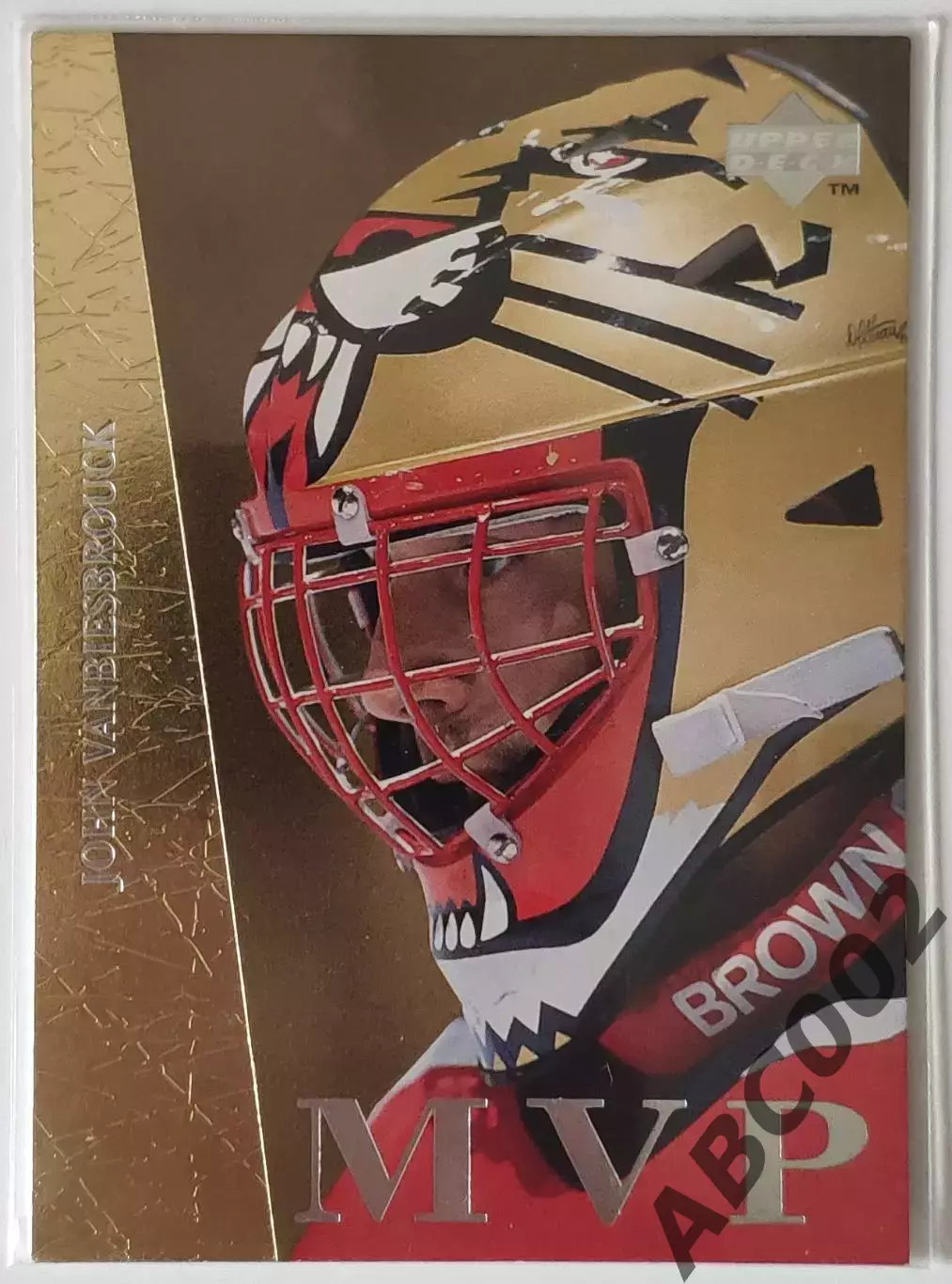 Карточка НХЛ / John Vanbiesbrouck / Panthers / MVP
