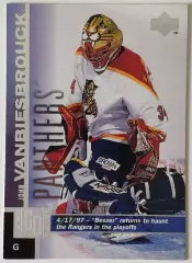 Карточка НХЛ / John Vanbiesbrouck / Panthers / Game Dated