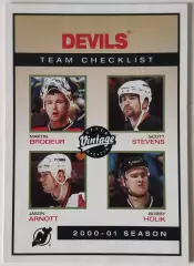 Карточка НХЛ / Brodeur-Stevens-Arnott-Holik / Vintage