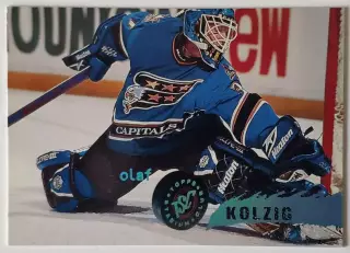 Карточка НХЛ / Olaf Kolzig / Capitals / Stadium Club
