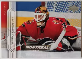 Карточка НХЛ / Mikka Kiprusoff / Flames / Upper Deck