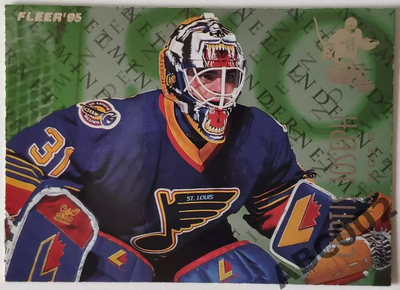 Карточка НХЛ / Curtis Joseph / Blues / Fleer