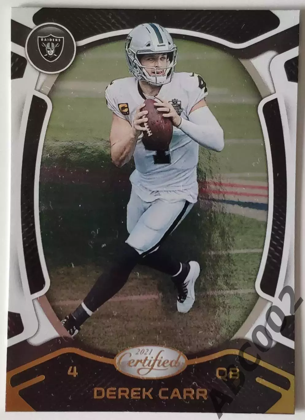 Карточка NFL / Derek Carr / Raiders / Certified