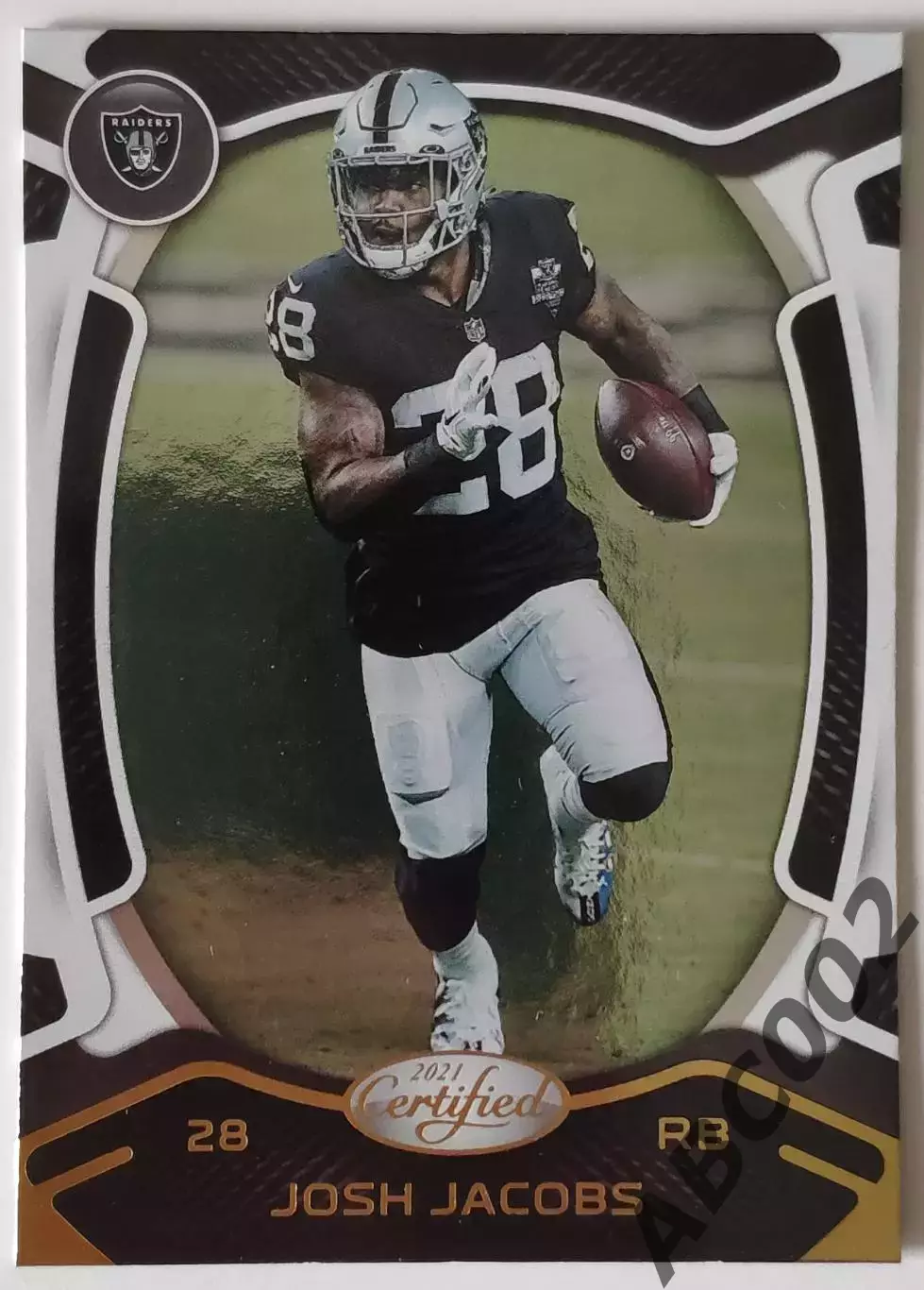 Карточка NFL / Josh Jacobs / Raiders / Certified