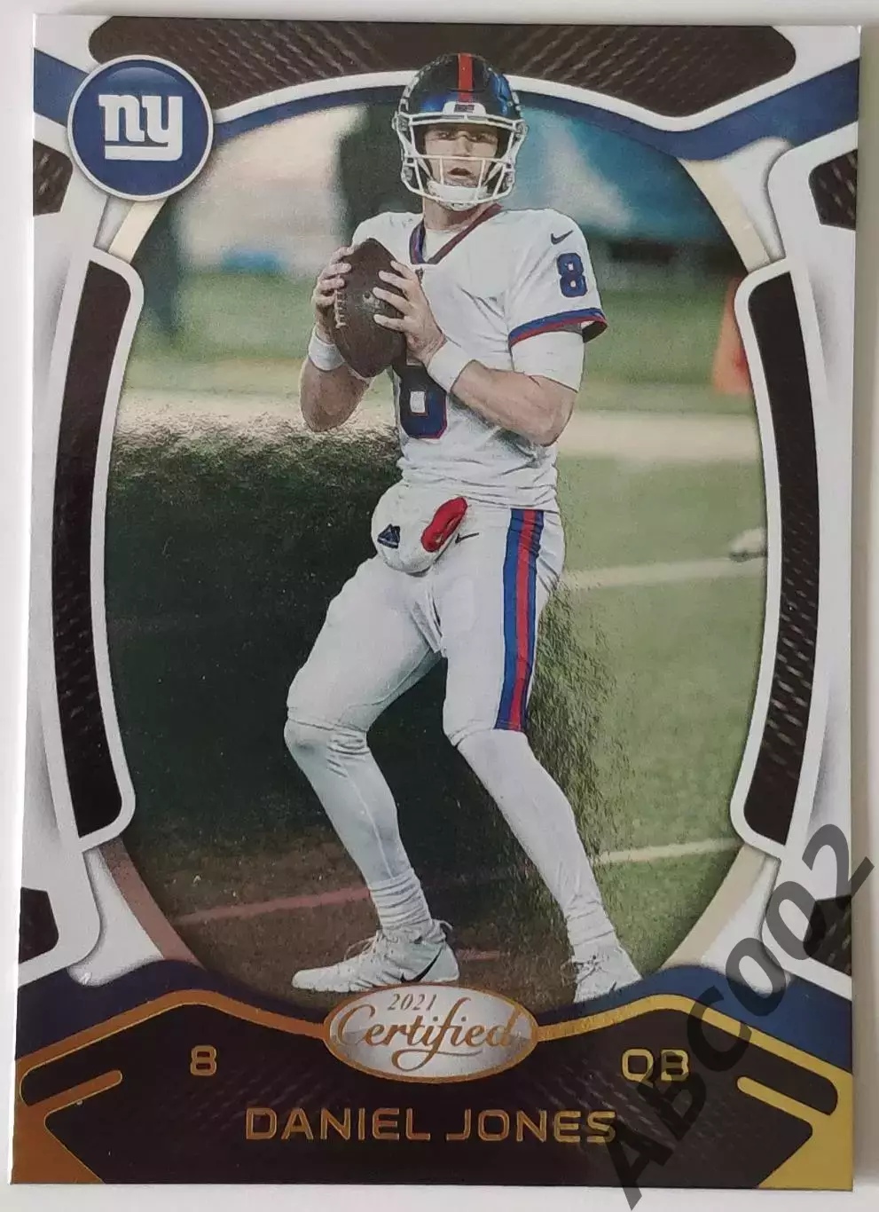 Карточка NFL / Daniel Jones / Giants / Certified