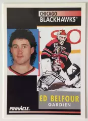 Карточка НХЛ / Ed Belfour / Blackhawks / Pinnacle