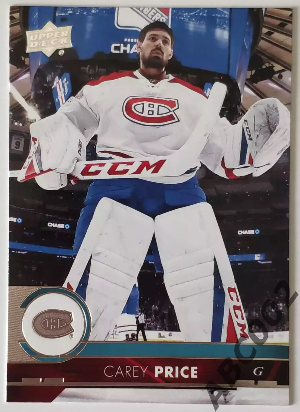 Карточка НХЛ / Carey Price / Canadiens / Series 1