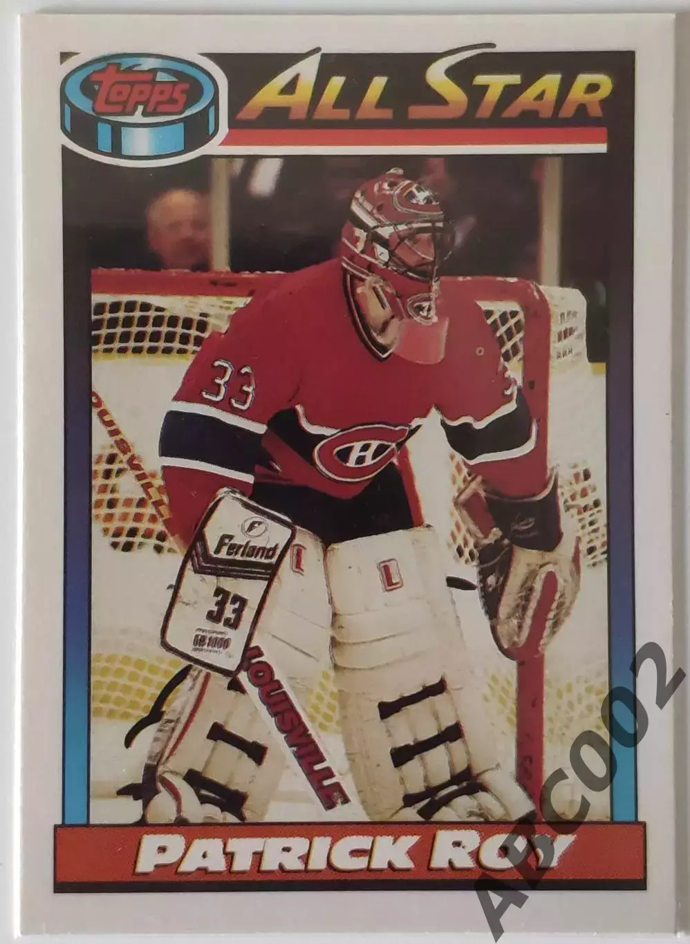 Карточка НХЛ / Patrick Roy / Canadiens / Topps All Star