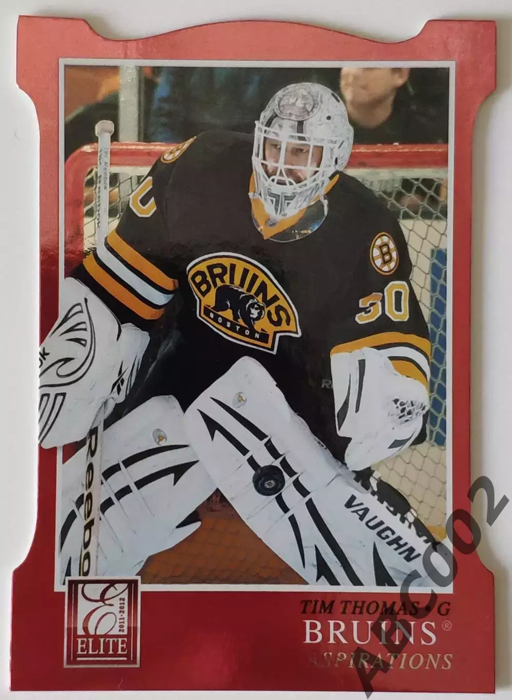 Карточка НХЛ / Tim Thomas / Bruins / Elite