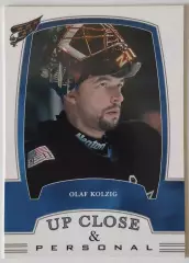 Карточка НХЛ / Olaf Kolzig / Capitals / Up Close & Personal