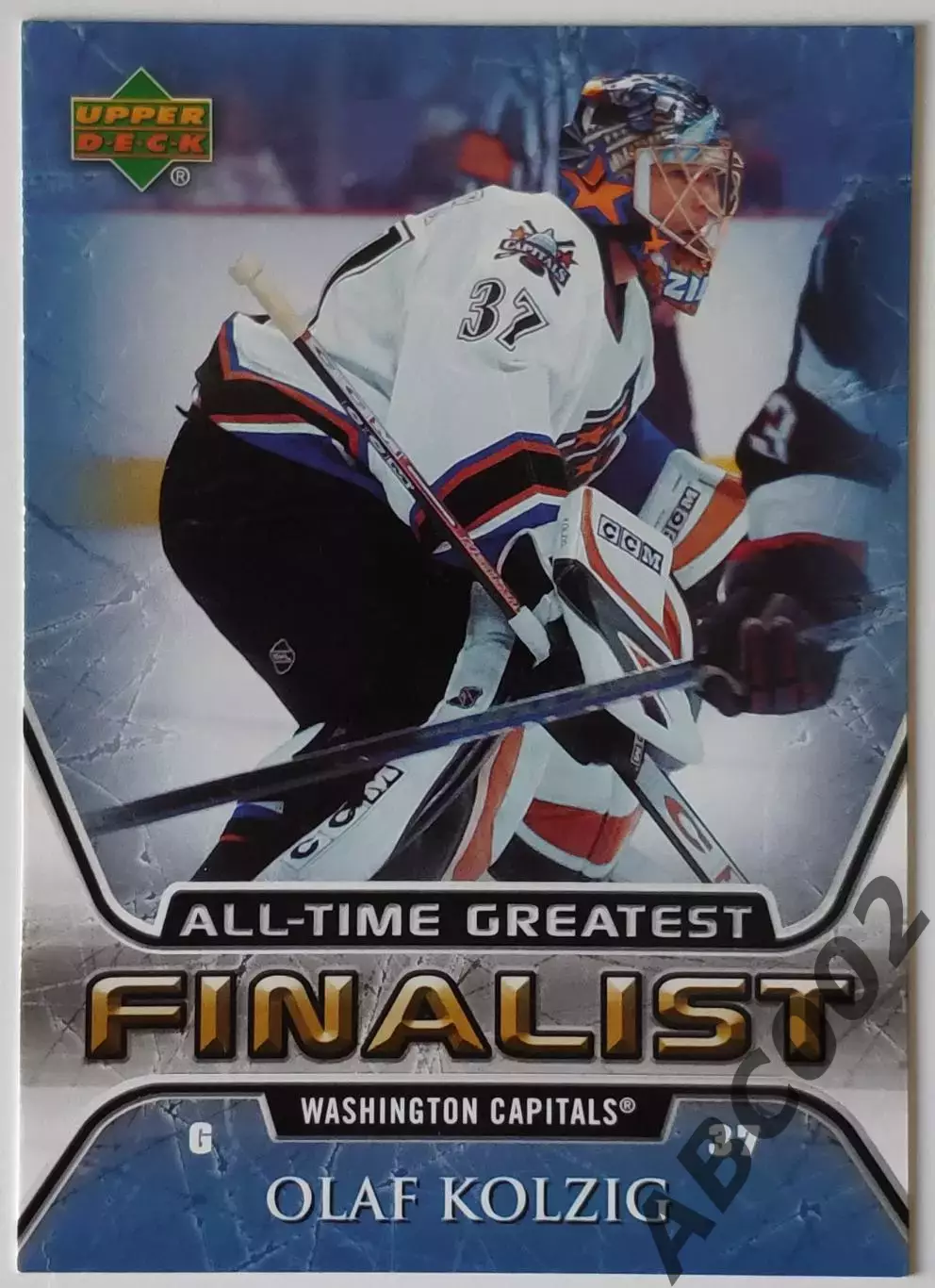 Карточка НХЛ / Olaf Kolzig / Capitals / Finalist