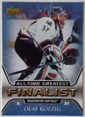 Карточка НХЛ / Olaf Kolzig / Capitals / Finalist