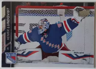Карточка НХЛ / Henrik Lundqvist / Rangers / Series 2