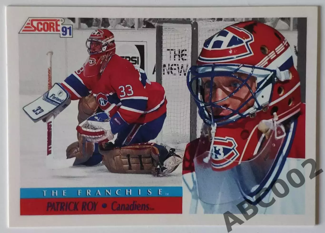 Карточка НХЛ / Patrick Roy / Canadiens / The Franchise