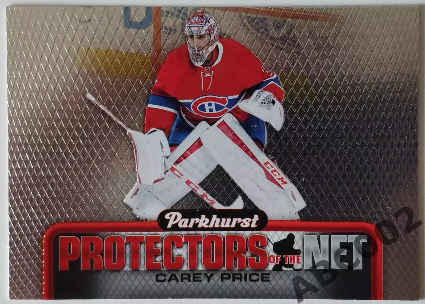 Карточка НХЛ / Carey Price / Canadiens / Parkhurst