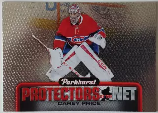 Карточка НХЛ / Carey Price / Canadiens / Parkhurst