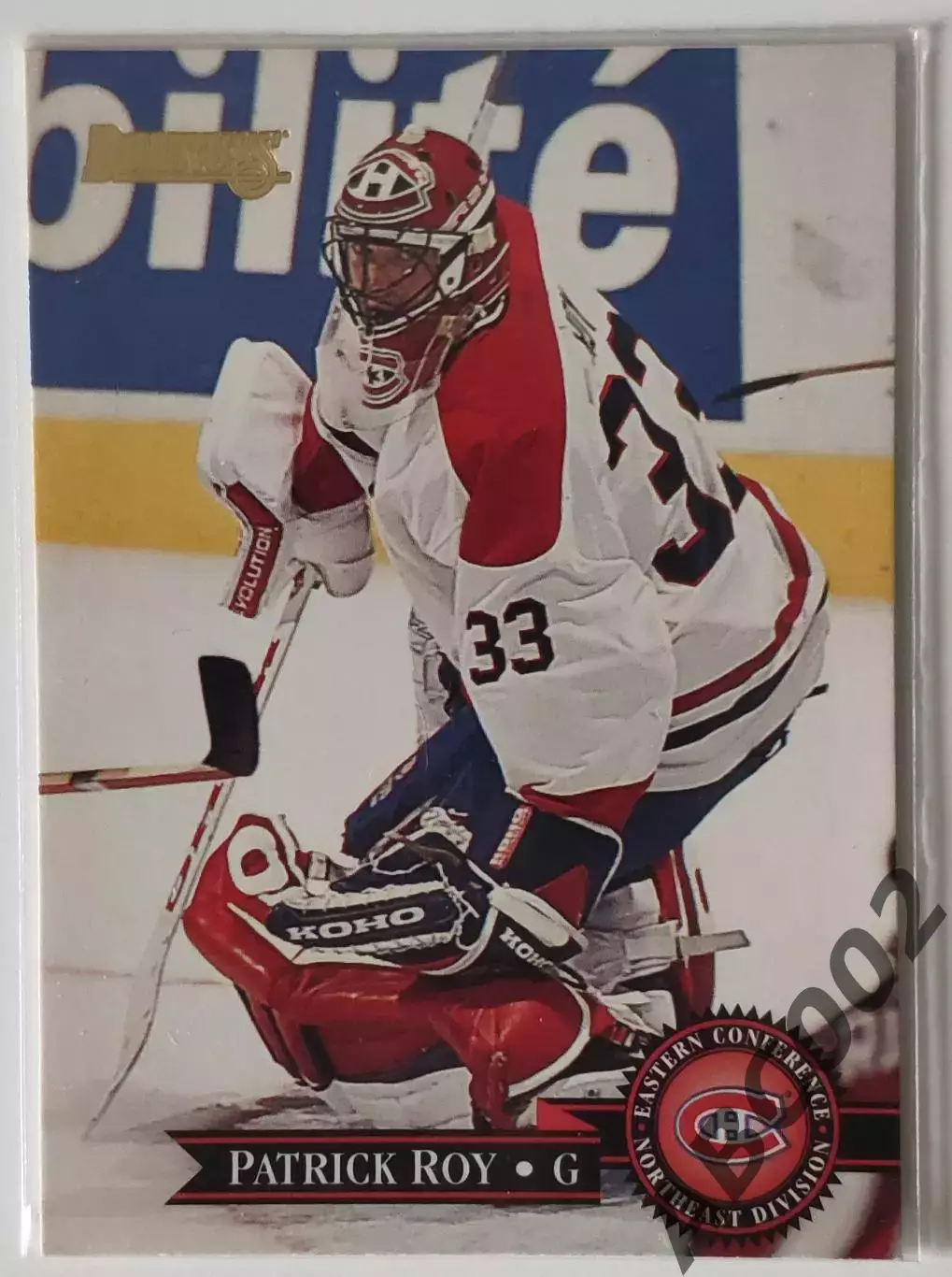 Карточка НХЛ / Patrick Roy / Canadiens / 95 Donruss