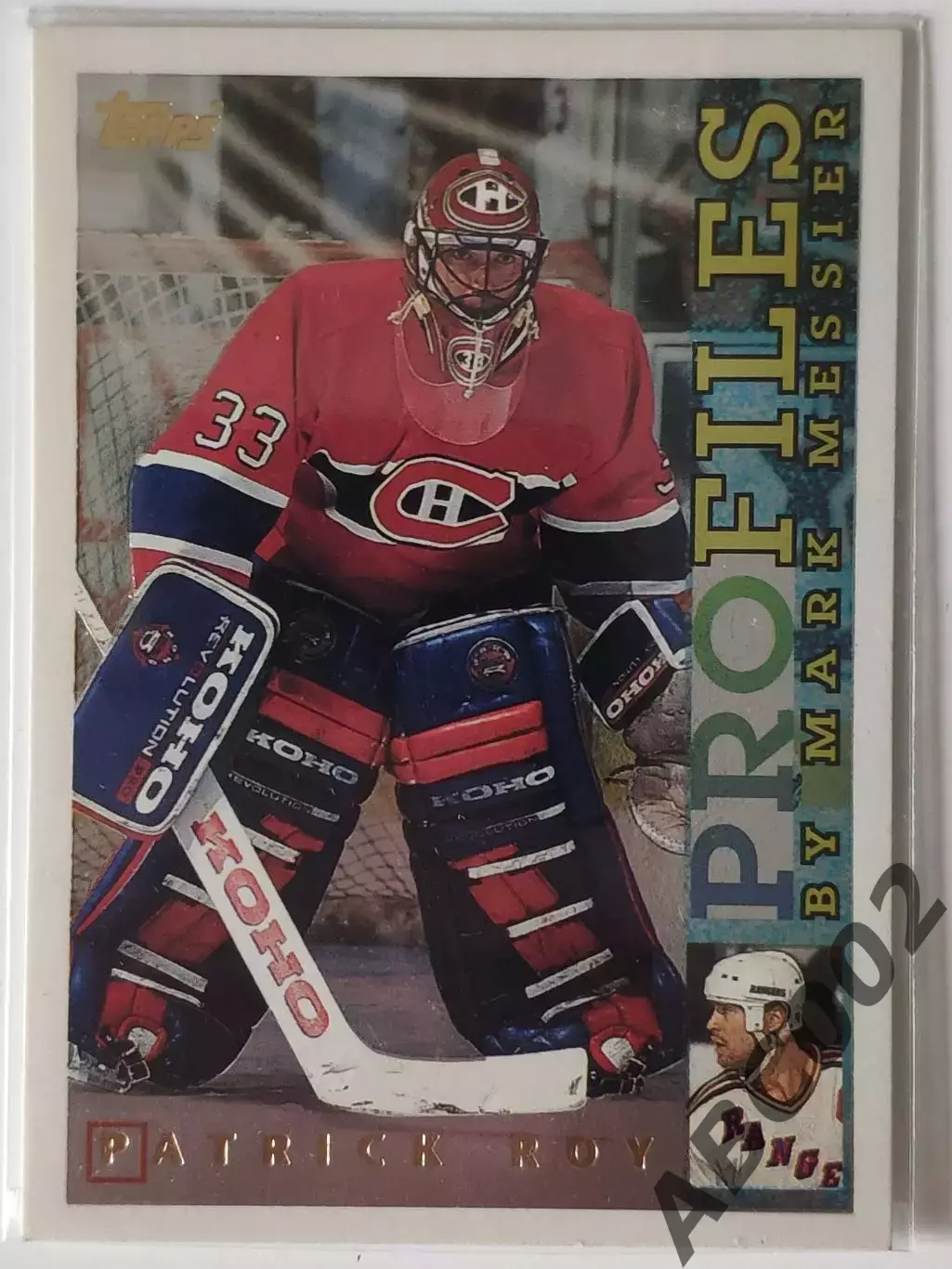 Карточка НХЛ / Patrick Roy / Canadiens / Topps Profiles