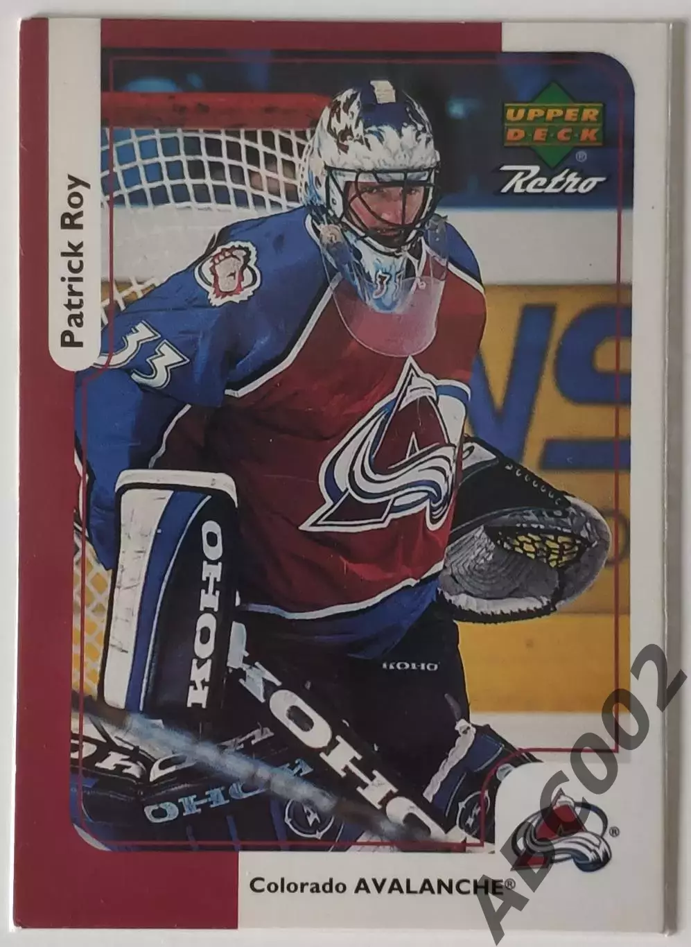 Карточка НХЛ / Patrick Roy / Colorado / Retro