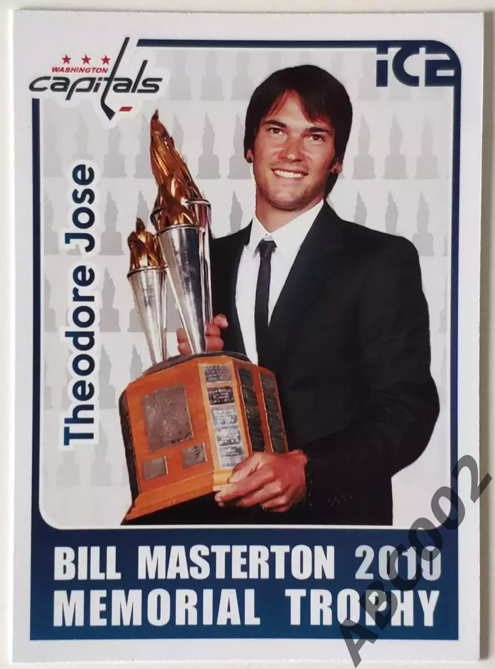 Карточка НХЛ / Jose Theodore / Capitals / Bill Masterton Trophy