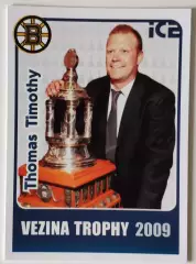 Карточка НХЛ / Tim Thomas / Bruins / 2009 Vezina Trophy