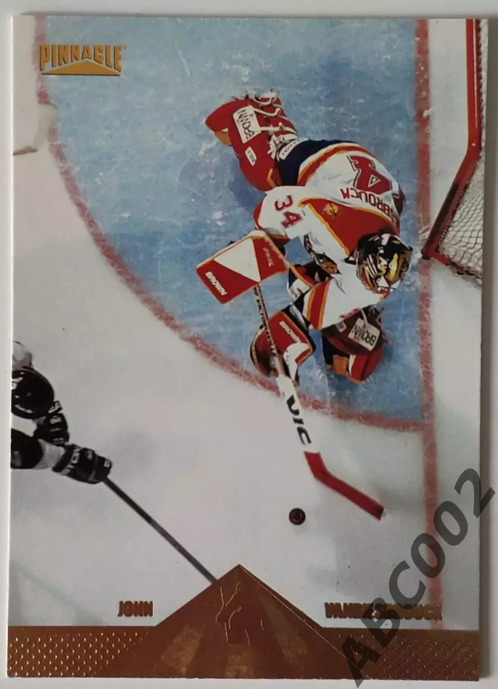 Карточка НХЛ / John Vanbiesbrouck / Panthers / Pinnacle
