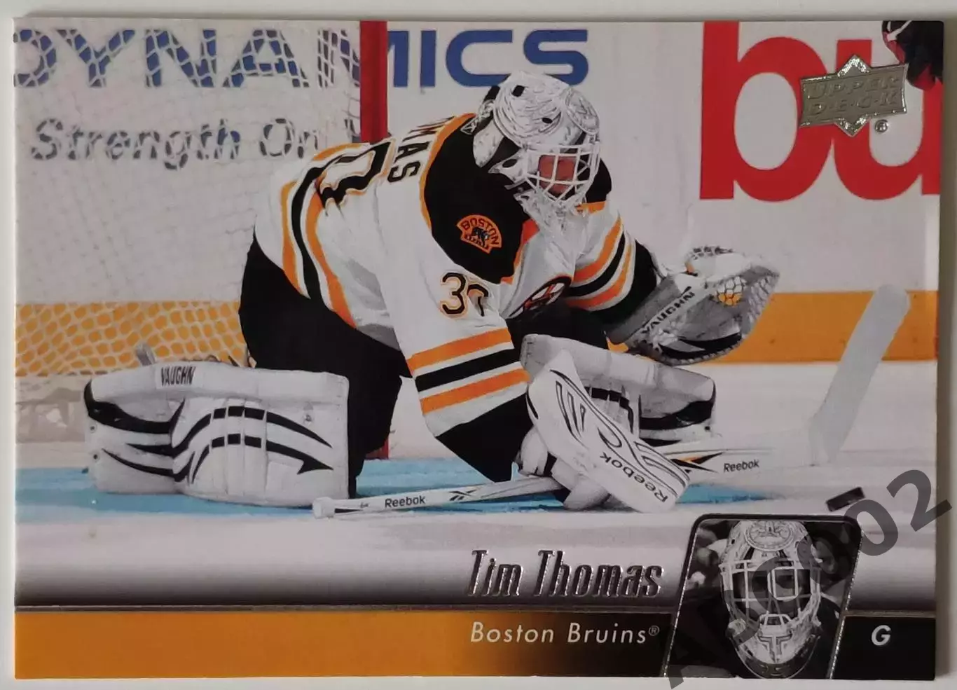 Карточка НХЛ / Tim Thomas / Bruins / Series 2