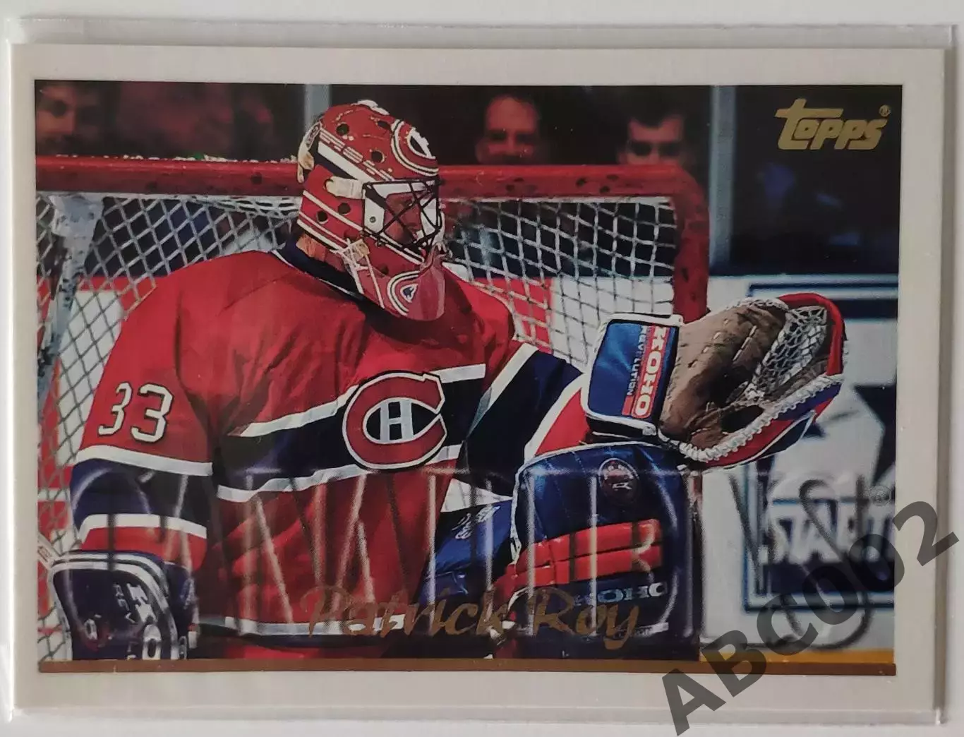 Карточка НХЛ / Patrick Roy / Canadiens / 95 Topps