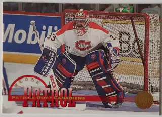 Карточка НХЛ / Patrick Roy / Canadiens / Crease Patrol