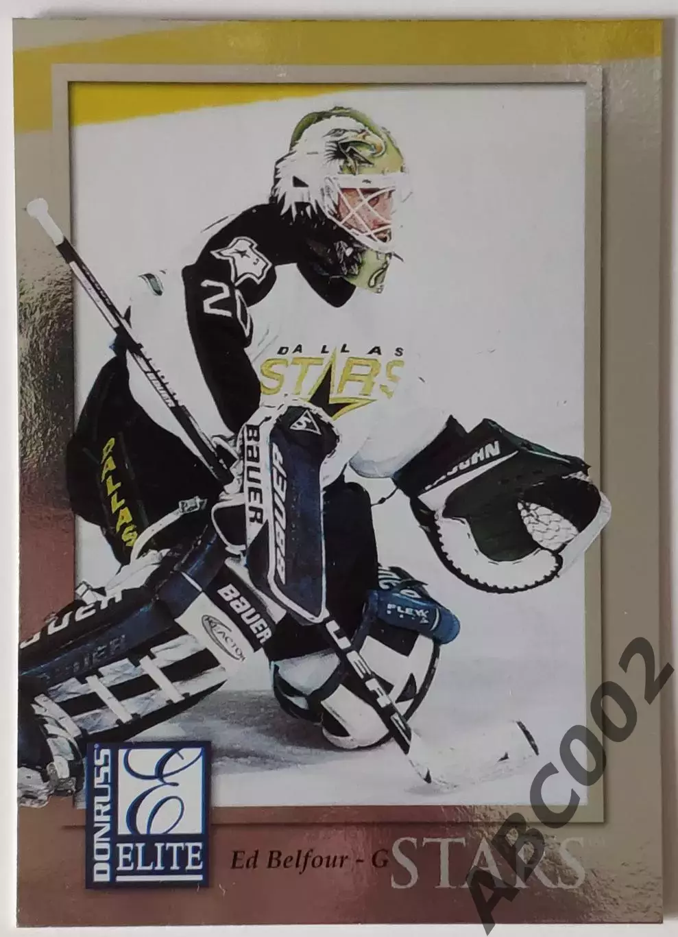 Карточка НХЛ / Ed Belfour / Dallas Stars / Donruss Elite