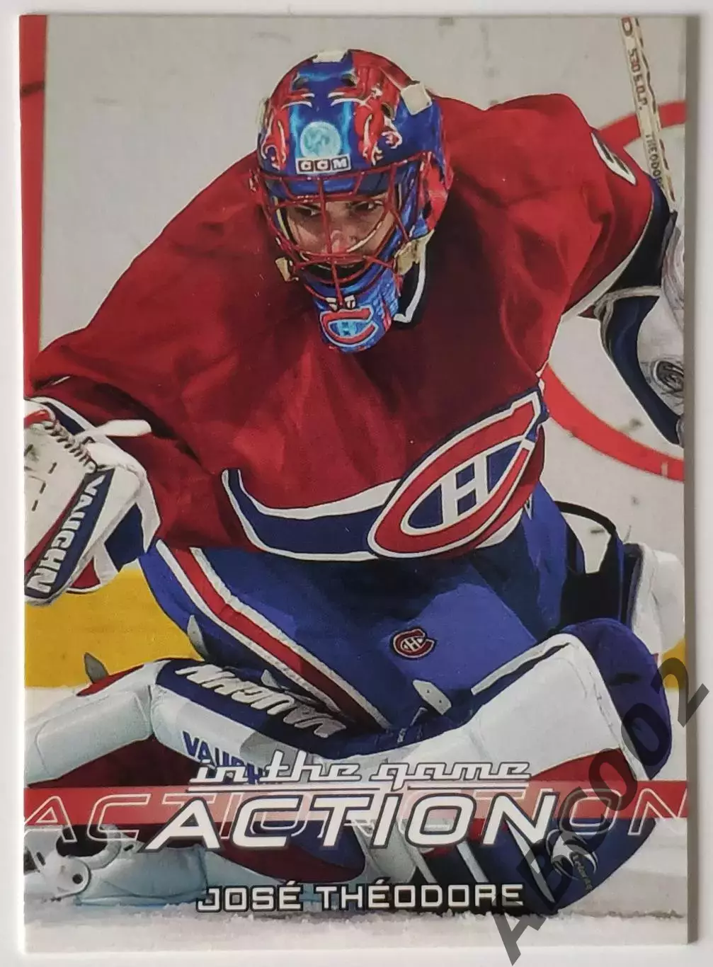Карточка НХЛ / Jose Theodore / Canadiens / In The Game Action