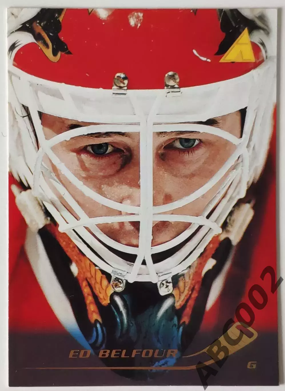 Карточка НХЛ / Ed Belfour / Blackhawks / 95-96 Pinnacle