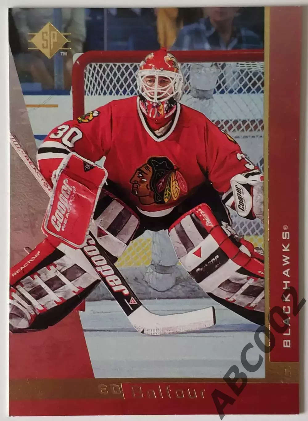Карточка НХЛ / Ed Belfour / Blackhawks / SP