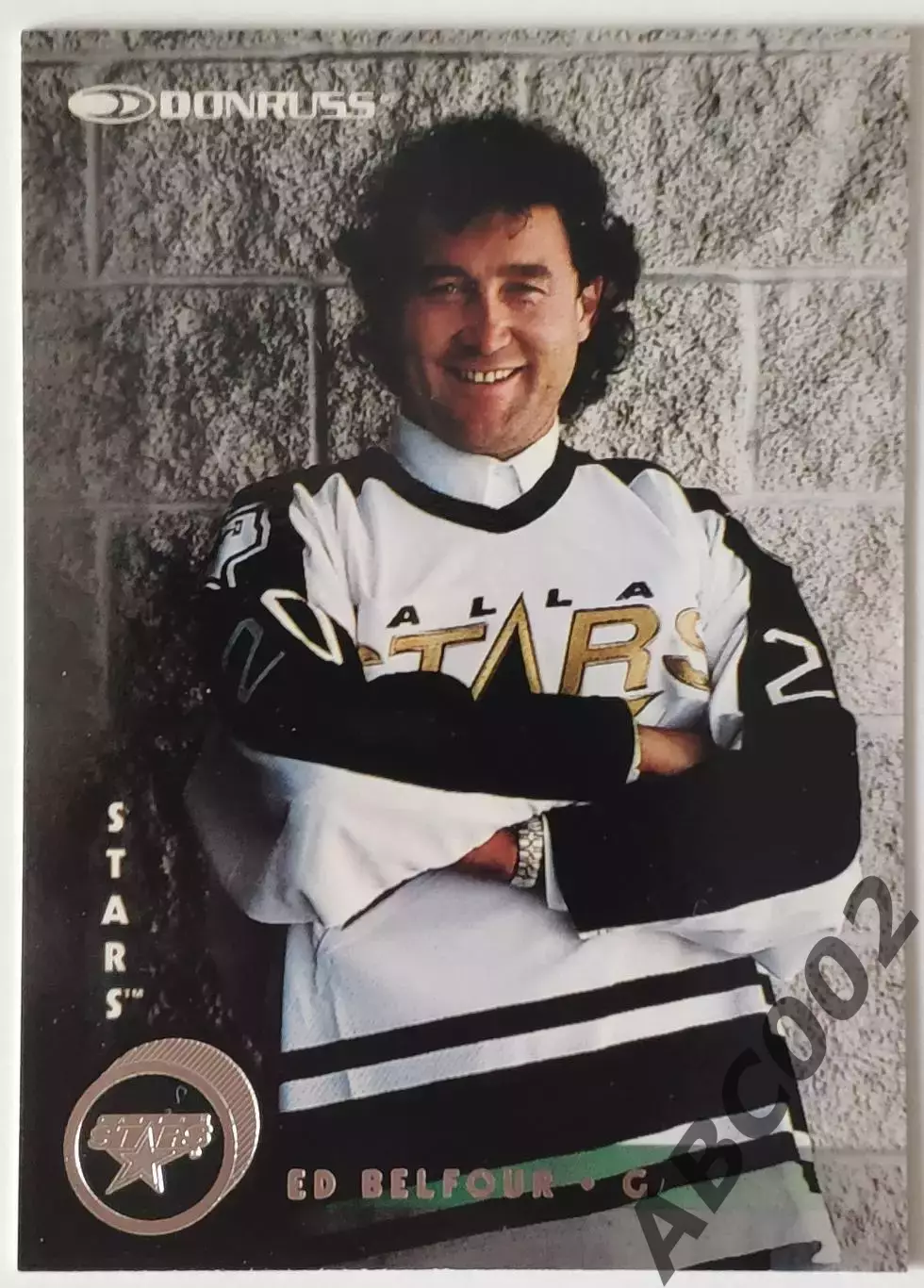 Карточка НХЛ / Ed Belfour / Dallas Stars / Donruss