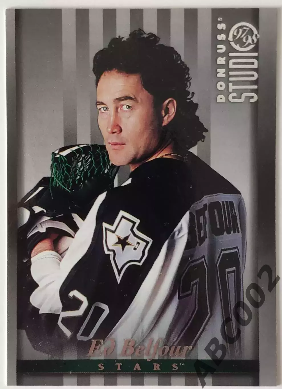 Карточка НХЛ / Ed Belfour / Dallas Stars / Donruss Studio