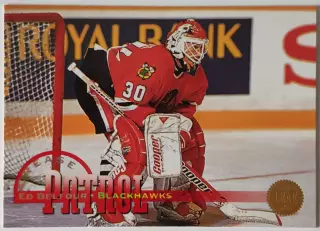 Карточка НХЛ / Ed Belfour / Blackhawks / Crease Patrol