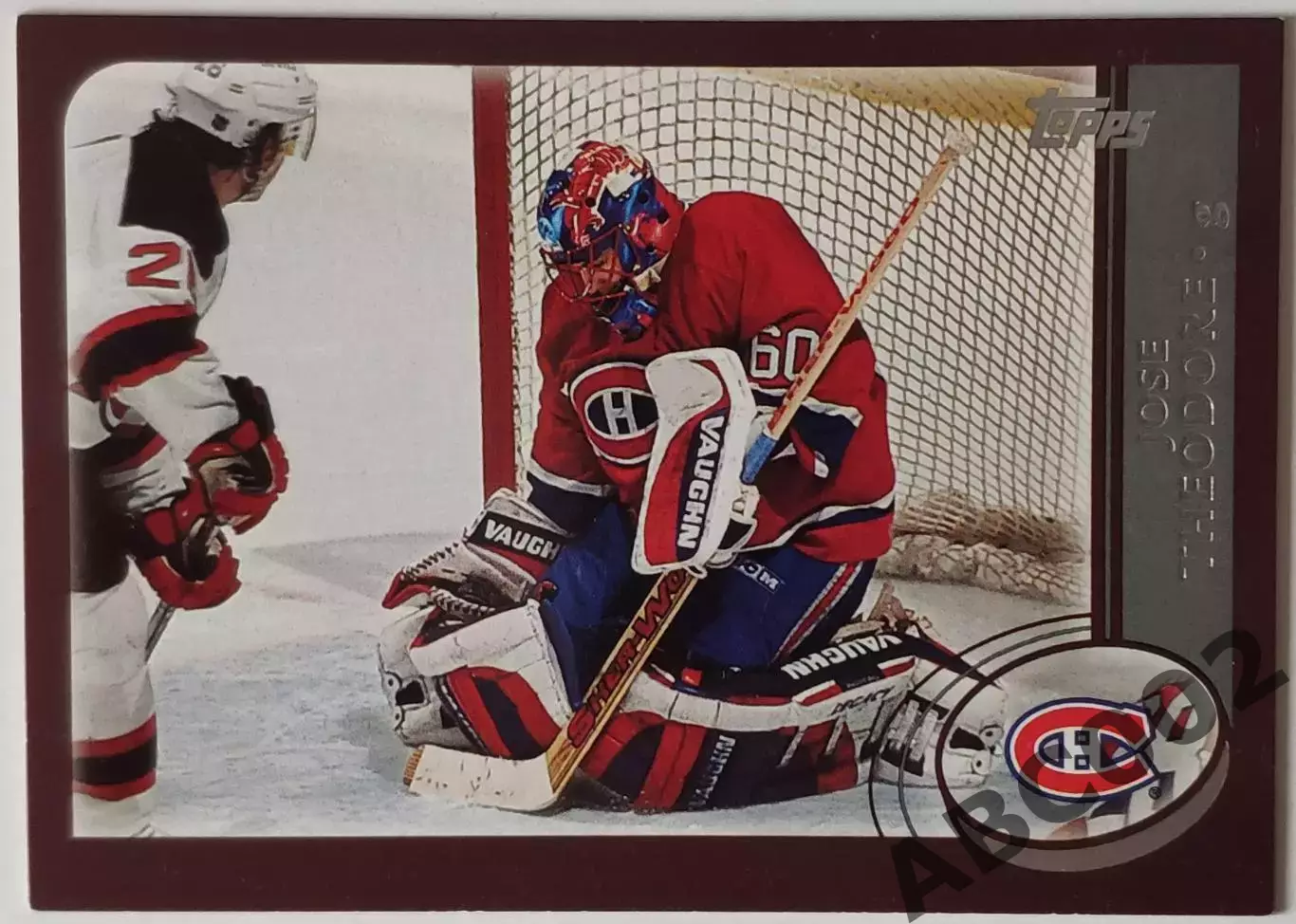 Карточка НХЛ / Jose Theodore / Canadiens / Topps