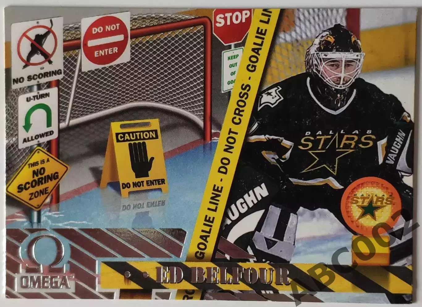 Карточка НХЛ / Ed Belfour / Dallas Stars / Omega