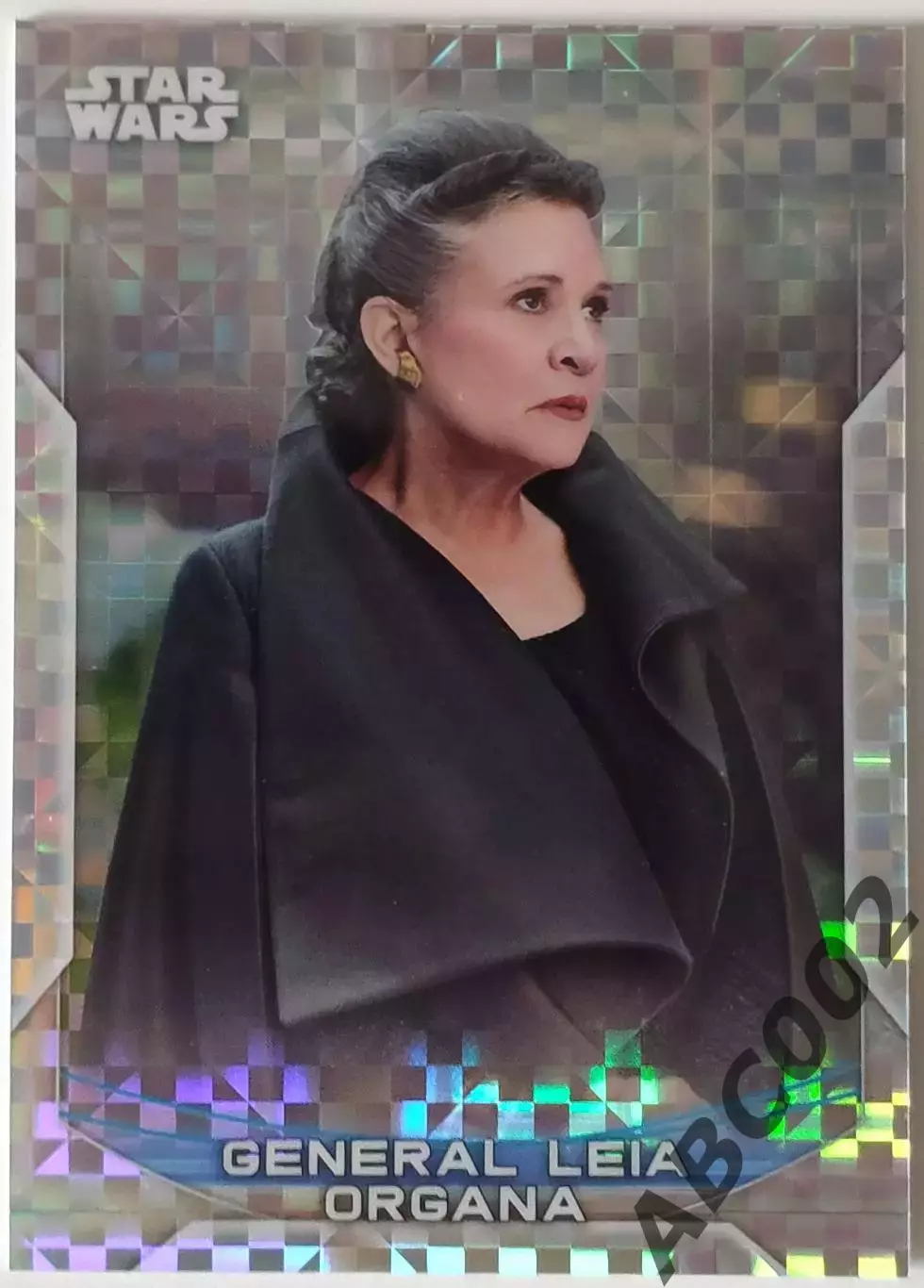 Карточка Star Wars / 82 из 99 / General Leia Organa / Topps Chrome