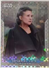 Карточка Star Wars / 82 из 99 / General Leia Organa / Topps Chrome
