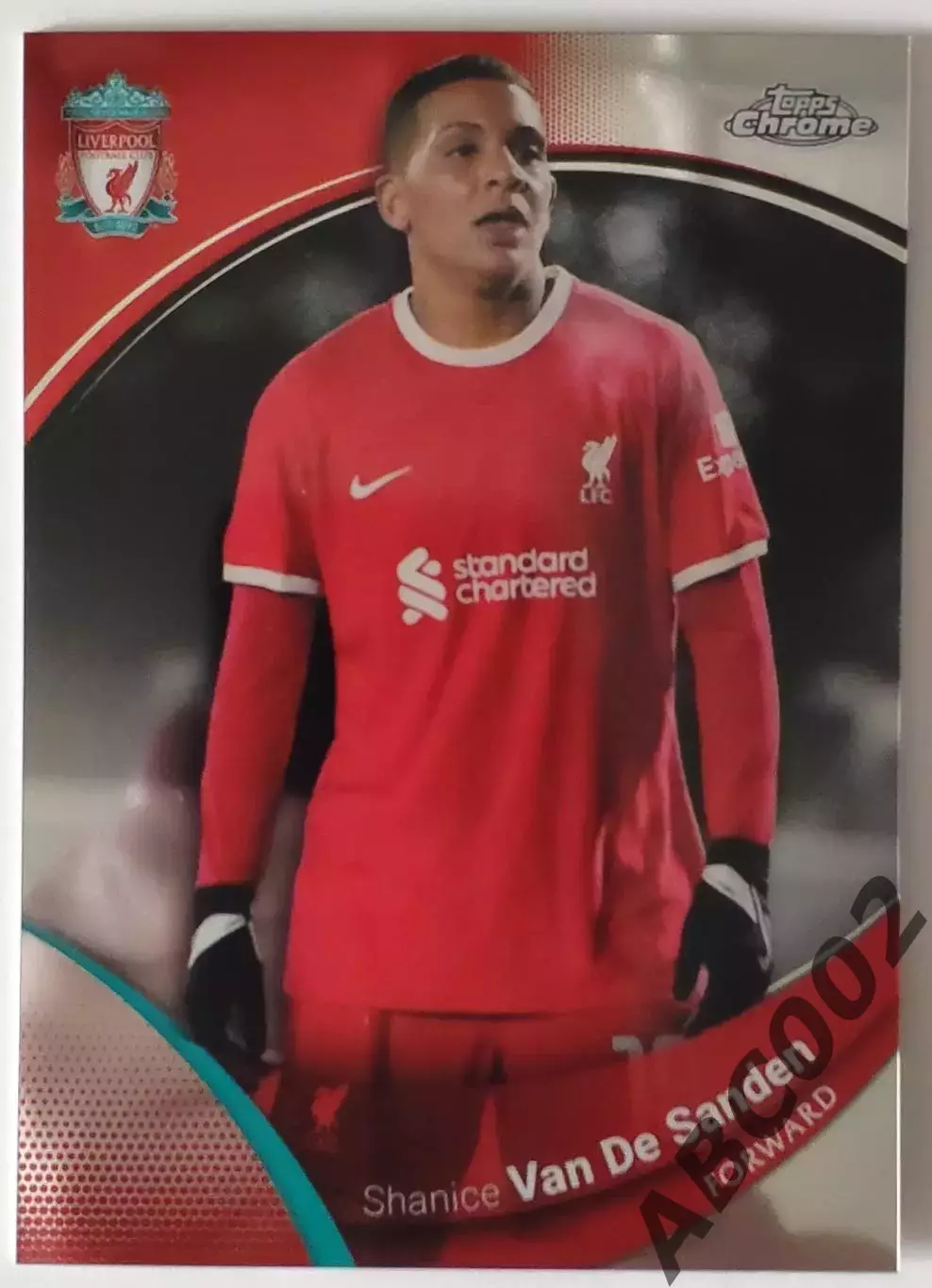 Карточка АПЛ / Shanice Van De Sanden / Liverpool / Topps Chrome
