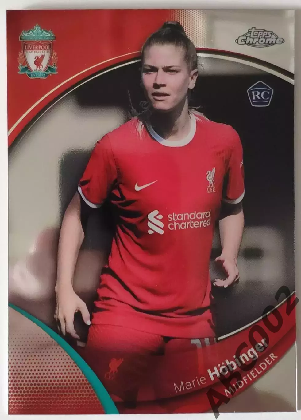 Карточка АПЛ / Marie Hobinger / Liverpool / Topps Chrome