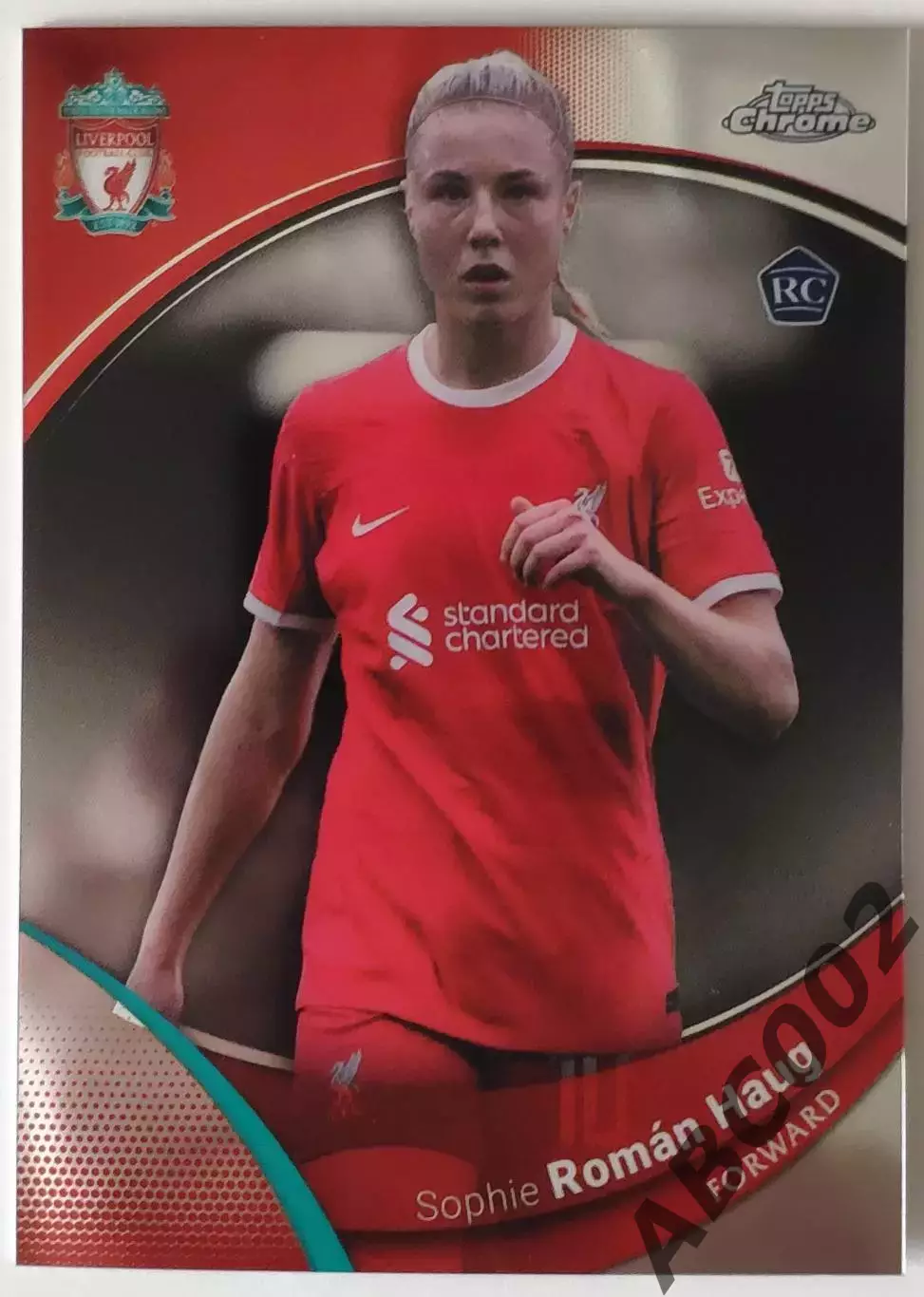 Карточка АПЛ / Sophie Roman Haug / Liverpool / Topps Chrome