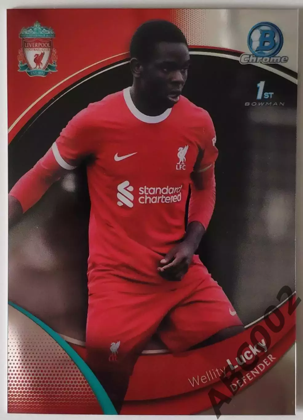 Карточка АПЛ / Wellity Lucky / Liverpool / Topps Chrome
