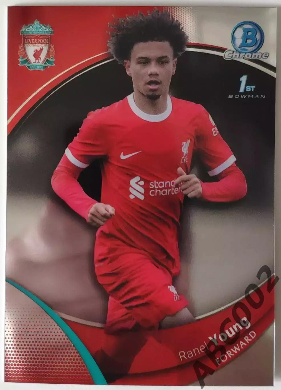 Карточка АПЛ / Ranel Young / Liverpool / Topps Chrome