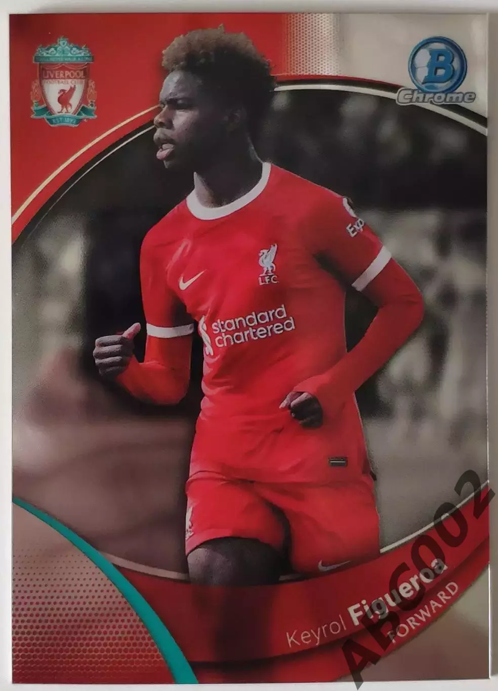Карточка АПЛ / Keyrol Figueroa/ Liverpool / Topps Chrome